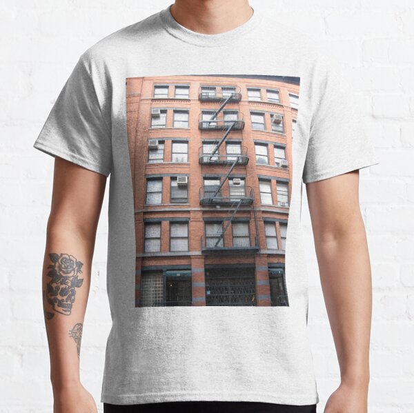Building, windows, fire escape, floors, conditioners Classic T-Shirt
