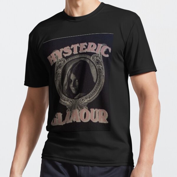 HYSTERIC GLAMOR GLAMOUR GIRL T SHIRT TOP CUT SAW LOGO PRINT