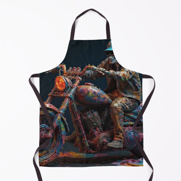 Item preview, Bad Ass Biker Drenched In Paint designed and sold by Diego Re.