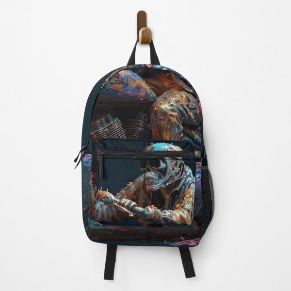 Item preview, Bad Ass Biker Drenched In Paint designed and sold by Diego Re.