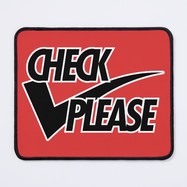 Item preview, Check Please Swoosh Hype Sticker designed and sold by DHC-design.