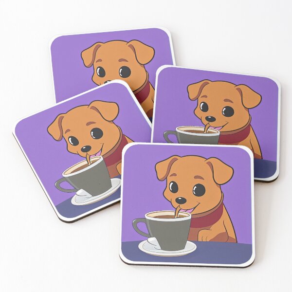 Item preview, Caffeine Canine: Energized Ears and Lively Lattes designed and sold by joomark.
