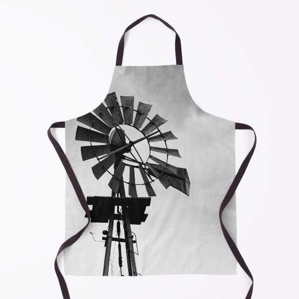 Item preview, Windmill among clouds, black and white fine art photography designed and sold by nachodramis.
