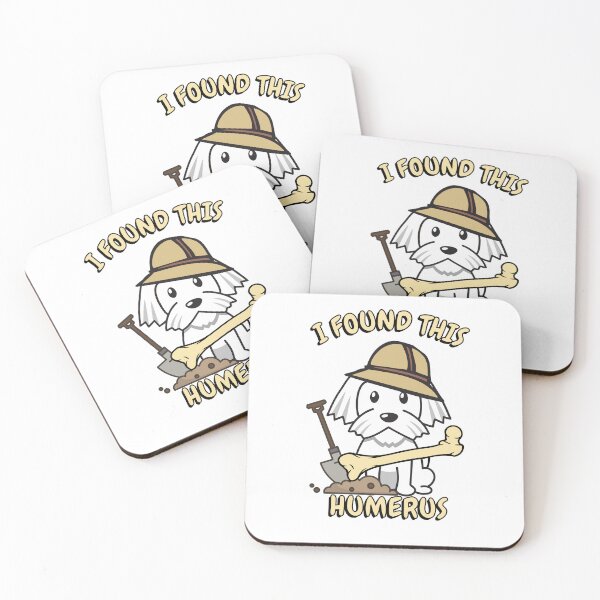 Item preview, I found this humerus Pun - White dog designed and sold by Pet Station.