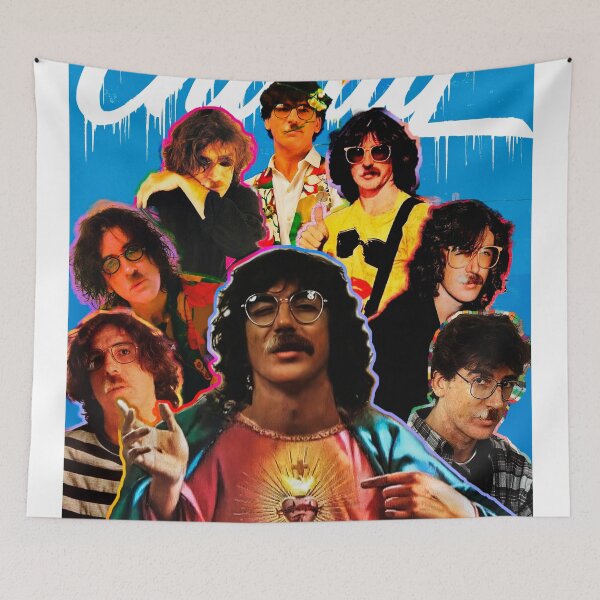 Item preview, Charly Garcia Collage blue designed and sold by Llamenba.