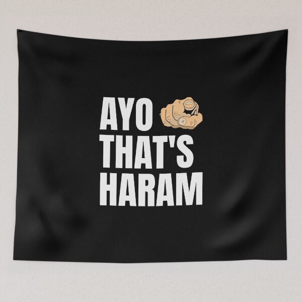 Item preview, That's Haram Text Design (White) designed and sold by TheMuzlimz.