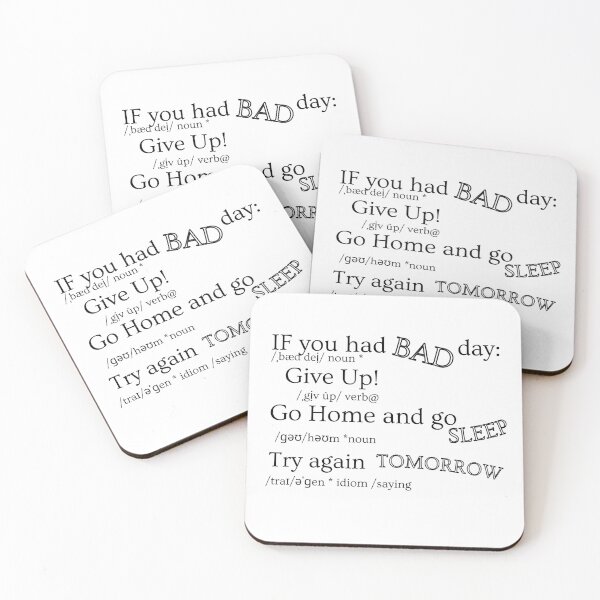 Item preview, If you Had a Bad Day, Give Up -Black designed and sold by Limek.