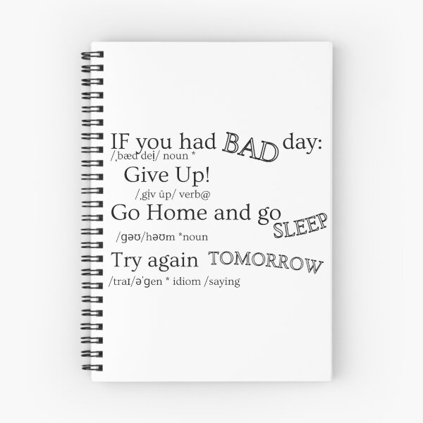 Item preview, If you Had a Bad Day, Give Up -Black designed and sold by Limek.