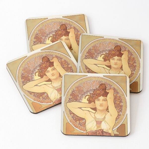 Item preview, Alphonse Mucha, Amethyst, Art Nouveau designed and sold by NouveauEra.