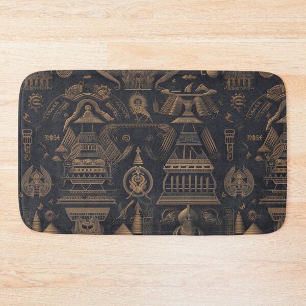 Item preview, golden seamless fantasy egypt pattern 1 - Different pattern size? Email me -  designed and sold by Picture-Art.