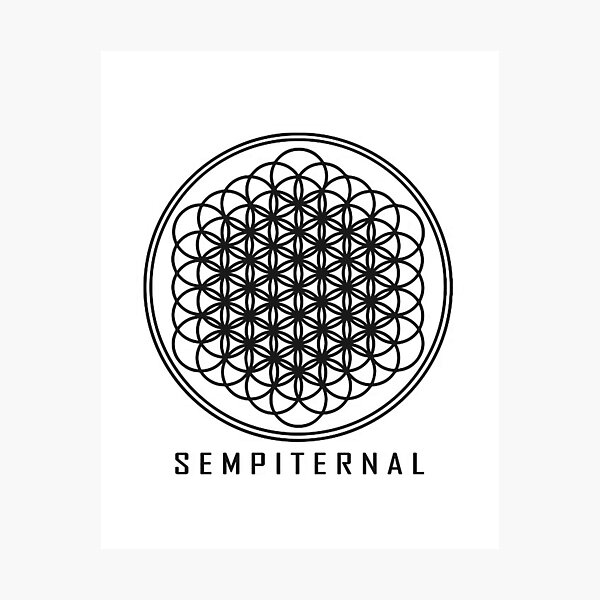 Item preview, Black Sempiterrnal Logos designed and sold by ShayleSate.