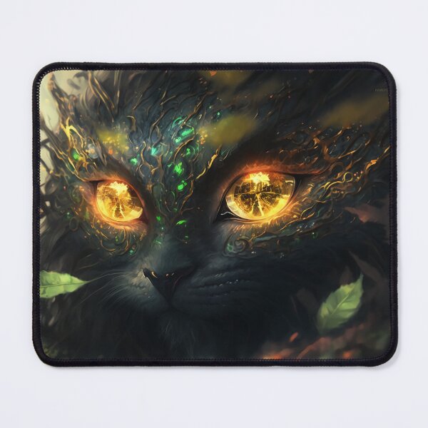Item preview, Fiery-eyed Forest Cat designed and sold by Kaelci-Hive.