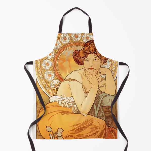 Item preview, Alphonse Mucha, Topaz, Art Nouveau designed and sold by NouveauEra.