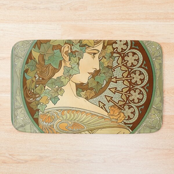 Item preview, Alphonse Mucha, Laurel, Art Nouveau, designed and sold by NouveauEra.