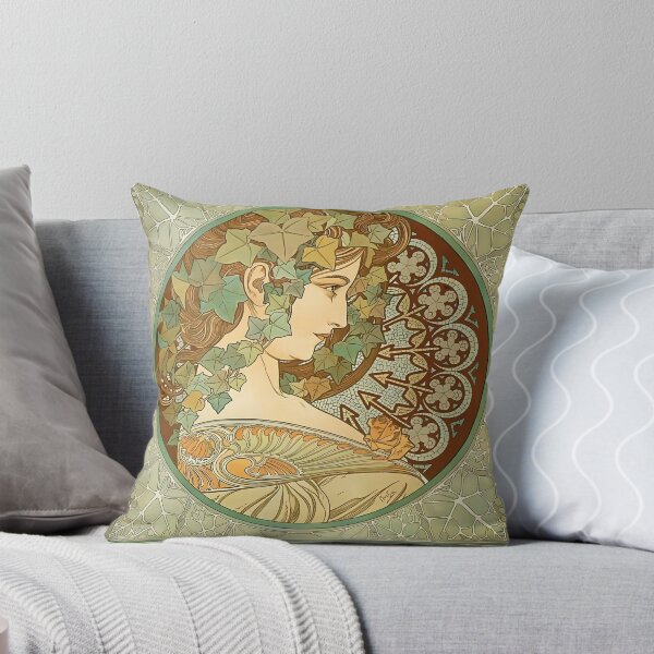 Item preview, Alphonse Mucha, Laurel, Art Nouveau, designed and sold by NouveauEra.