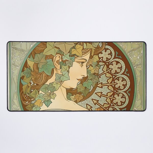 Item preview, Alphonse Mucha, Laurel, Art Nouveau, designed and sold by NouveauEra.