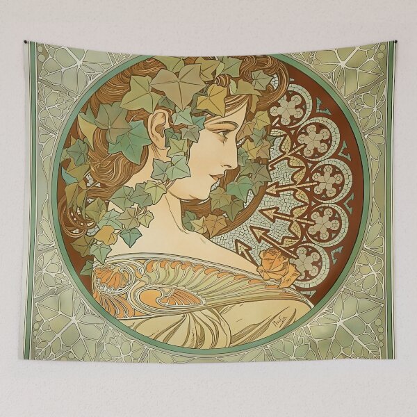 Item preview, Alphonse Mucha, Laurel, Art Nouveau, designed and sold by NouveauEra.