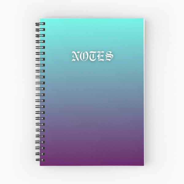 Item preview, Blue and Purple Gradient Notes Book designed and sold by Ninjakandy.