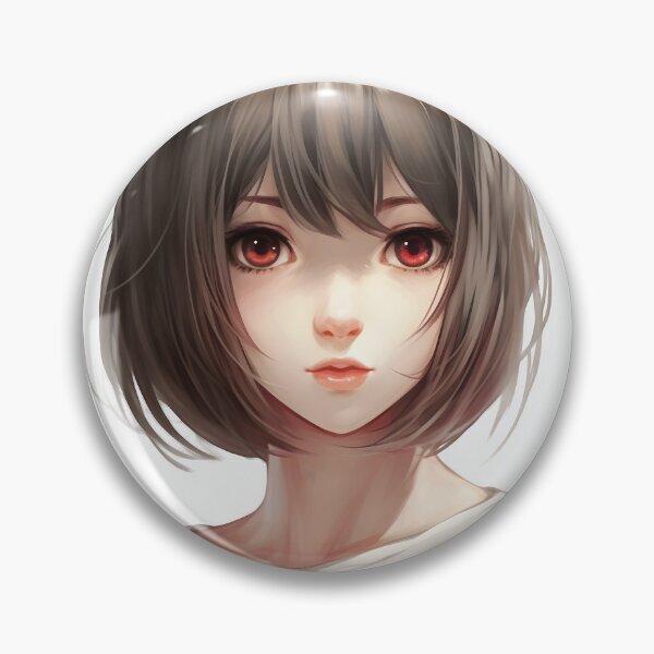 Item preview, Red-eyed Manga Girl: Intensity and Mystery designed and sold by Neuronexia.