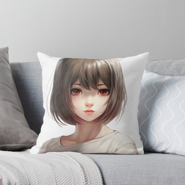Item preview, Red-eyed Manga Girl: Intensity and Mystery designed and sold by Neuronexia.