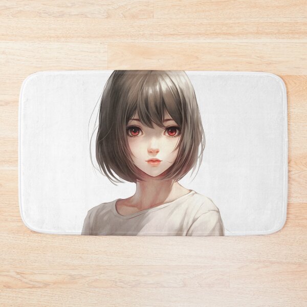 Item preview, Red-eyed Manga Girl: Intensity and Mystery designed and sold by Neuronexia.