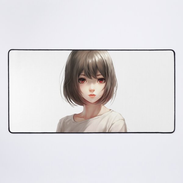 Item preview, Red-eyed Manga Girl: Intensity and Mystery designed and sold by Neuronexia.
