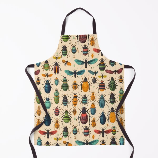 Item preview, colorfull seamless pattern with insects - Different pattern size? Email me - designed and sold by Picture-Art.