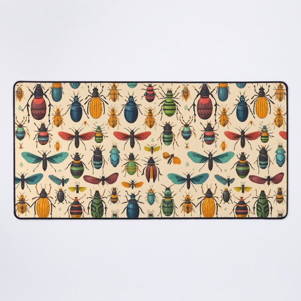 Item preview, colorfull seamless pattern with insects - Different pattern size? Email me -  designed and sold by Picture-Art.