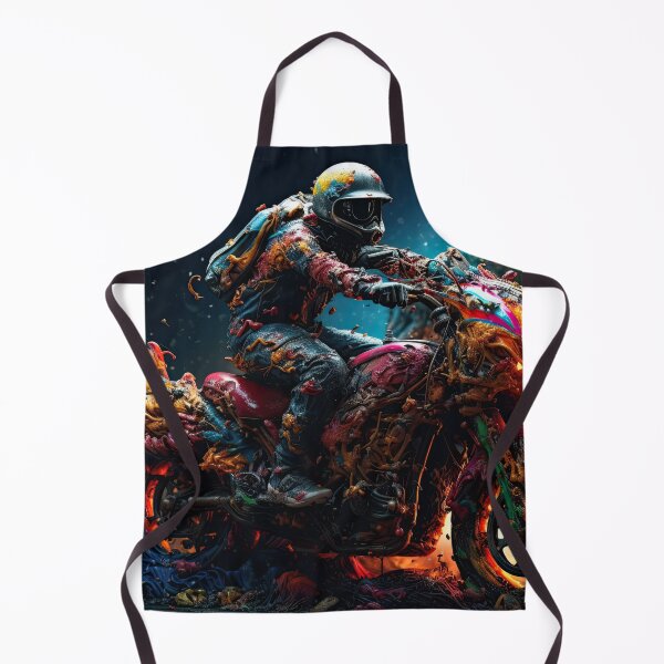 Item preview, Bad Ass Biker In A Fantastical Land of Paint designed and sold by Diego Re.
