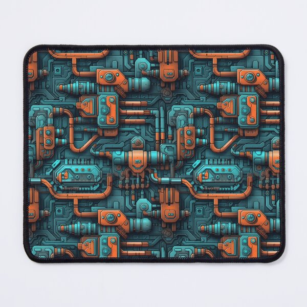 Item preview, colorfull seamless pattern with pipes - Different pattern size? Email me -  designed and sold by Picture-Art.