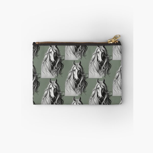 Item preview, A drawing of a horse with long hair designed and sold by Hillol Bora.