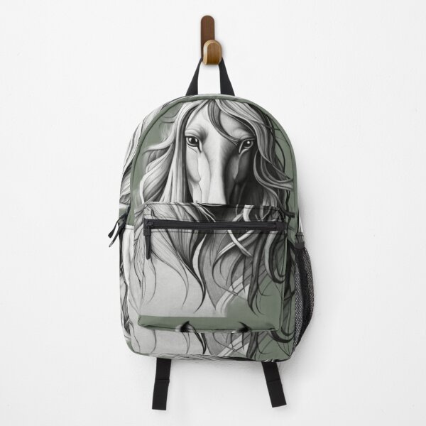 Item preview, A drawing of a horse with long hair designed and sold by Hillol Bora.