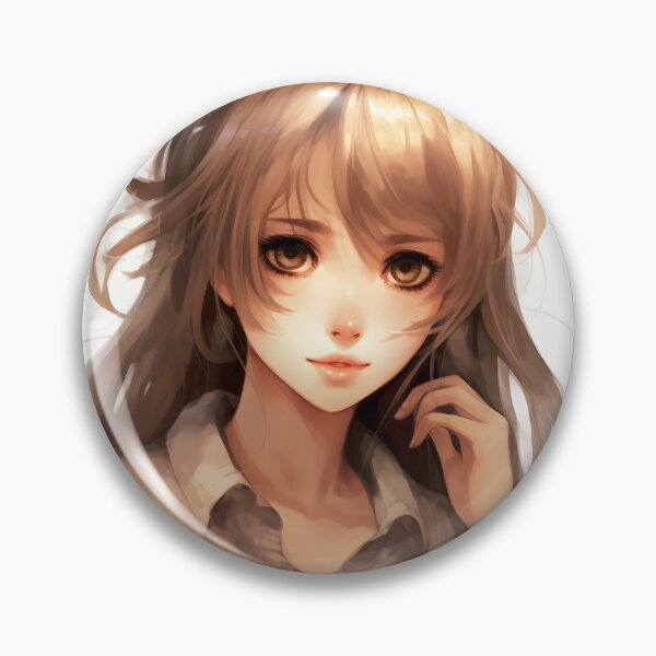 Item preview, Brunette with Mid-Blonde Hair: Elegance and Charm designed and sold by Neuronexia.
