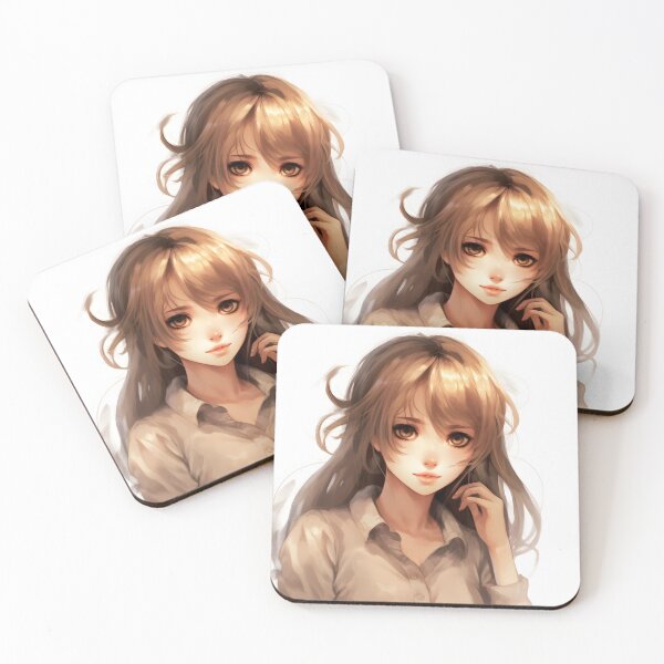 Item preview, Brunette with Mid-Blonde Hair: Elegance and Charm designed and sold by Neuronexia.