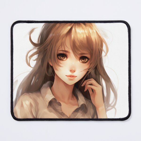 Item preview, Brunette with Mid-Blonde Hair: Elegance and Charm designed and sold by Neuronexia.