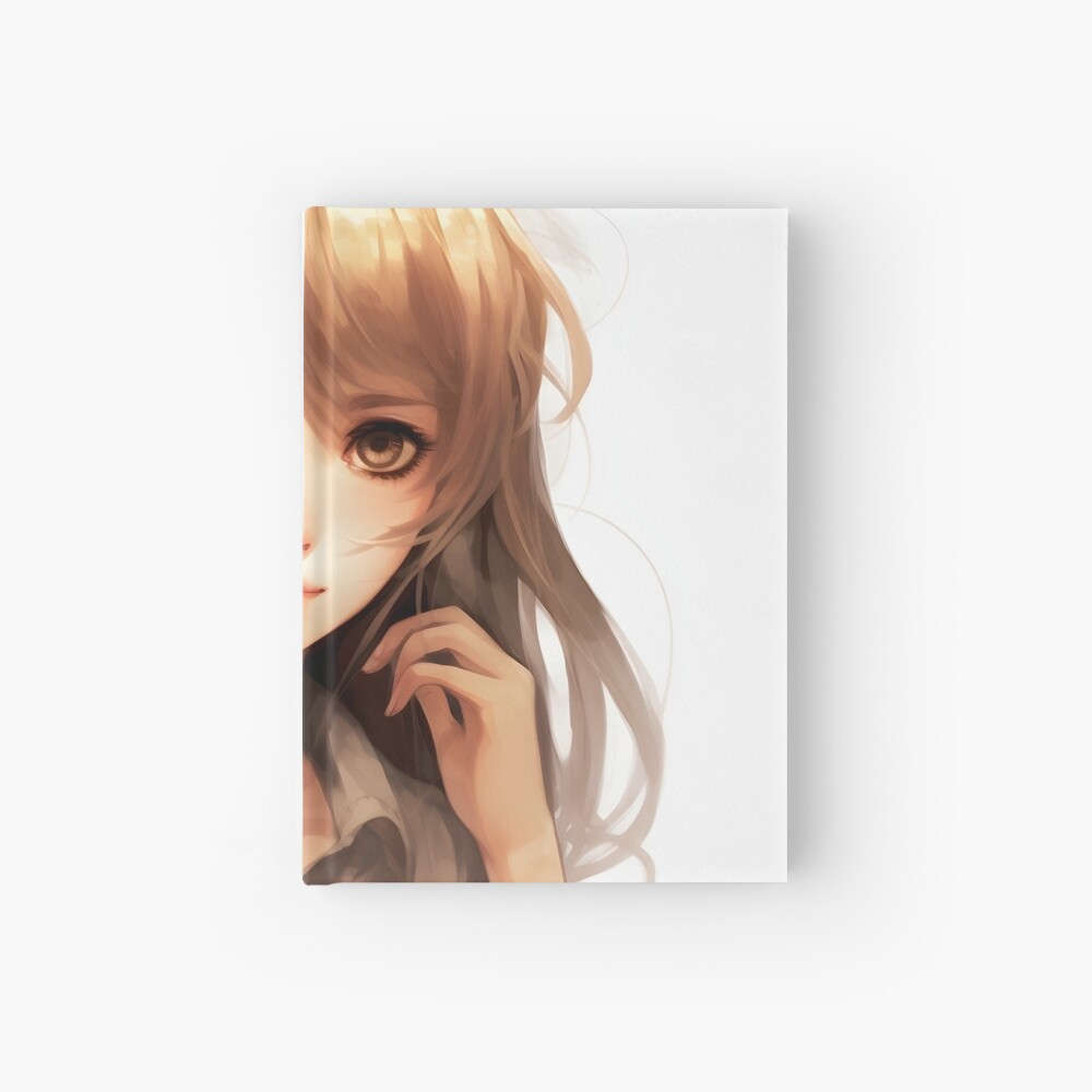 Brunette with Mid-Blonde Hair: Elegance and Charm Hardcover Journal by  Neuronexia | Redbubble