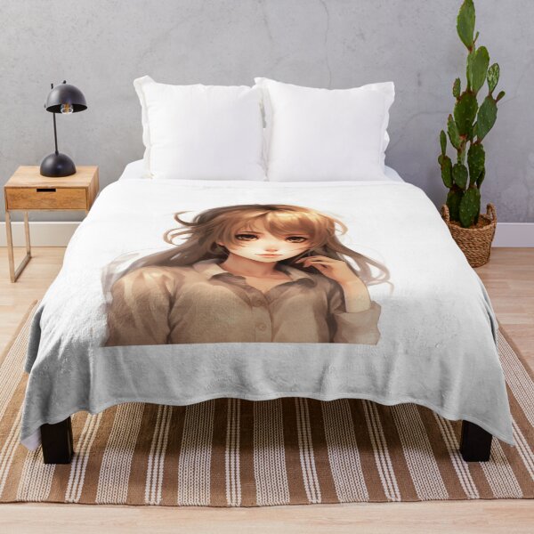 Item preview, Brunette with Mid-Blonde Hair: Elegance and Charm designed and sold by Neuronexia.