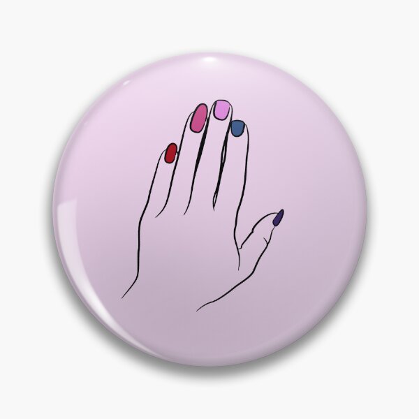 Item preview, Wlw Bi Pride Manicure designed and sold by zaykovadesigns.