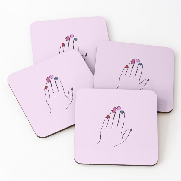 Item preview, Wlw Bi Pride Manicure designed and sold by zaykovadesigns.