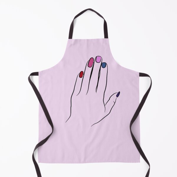 Item preview, Wlw Bi Pride Manicure designed and sold by zaykovadesigns.