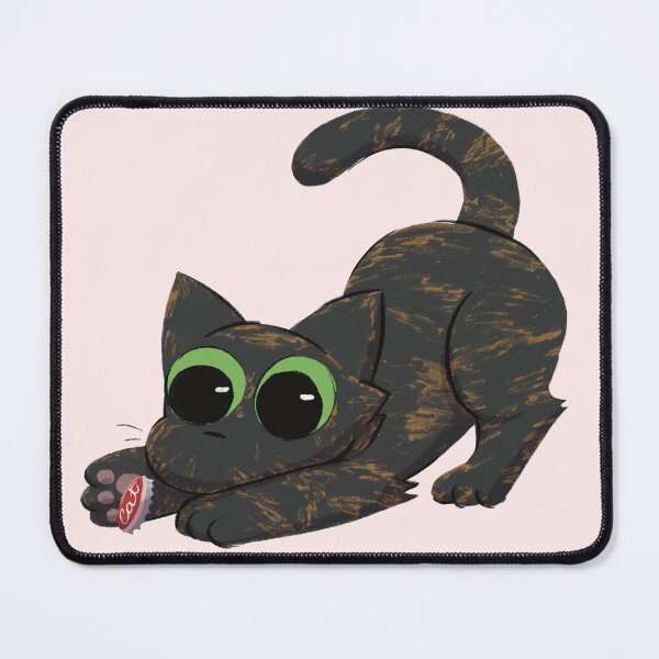 Item preview, Cat and Bottle Cap designed and sold by SolarLeek.