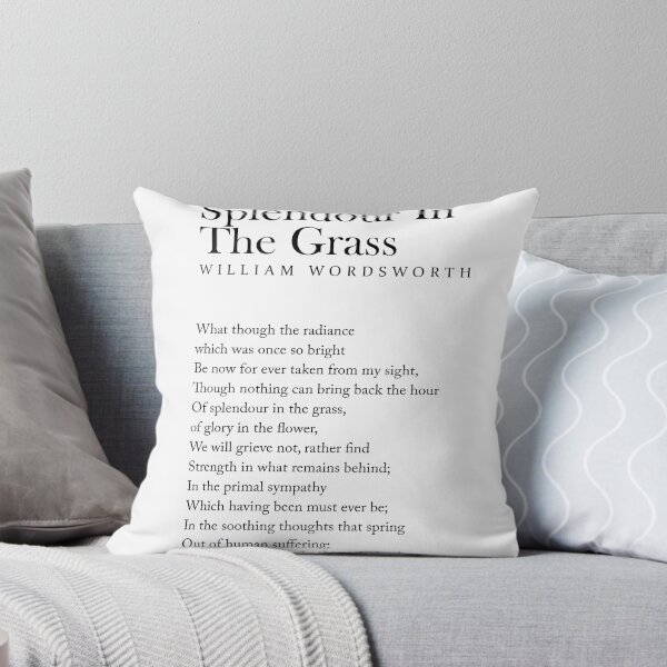 Item preview, Splendour In The Grass - William Wordsworth Poem - Literature - Typography Print 2 designed and sold by Studio Grafiikka.