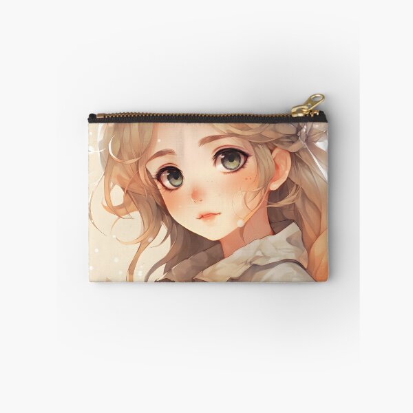 Item preview, Green-Eyed Girl with Golden Blonde Hair: Elegance and Charisma in a Captivating Design designed and sold by Neuronexia.
