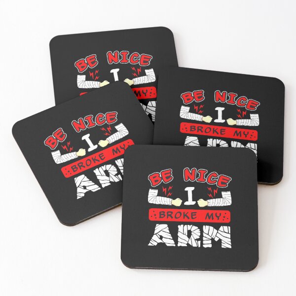 Artikelvorschau, Seien Sie nett, ich habe mir den Arm gebrochen, lustiges T-Shirt mit Armverletzung entworfen und verkauft von siriarts.