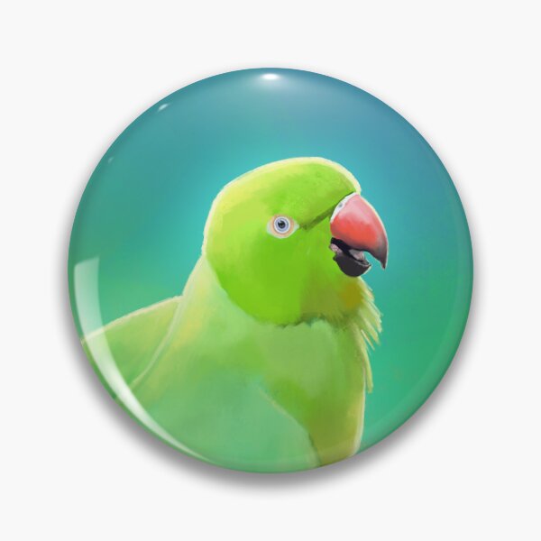 Item preview, Happy Indian Ringneck Parakeet Painting designed and sold by KCGillies.