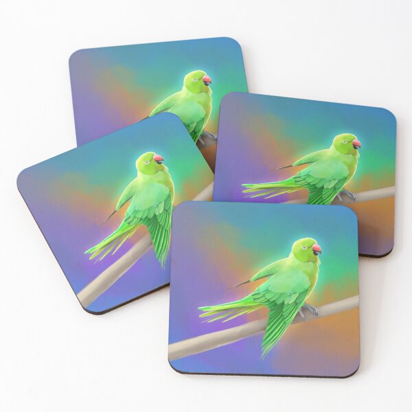 Item preview, Happy Indian Ringneck Parakeet Painting designed and sold by KCGillies.