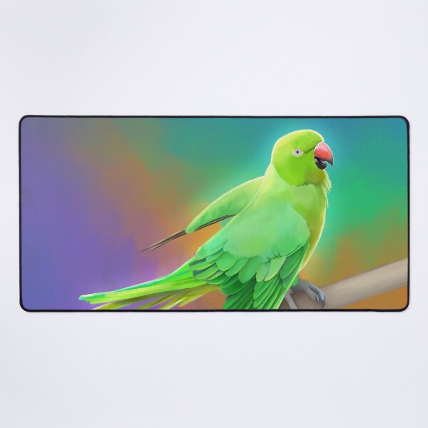 Item preview, Happy Indian Ringneck Parakeet Painting designed and sold by KCGillies.