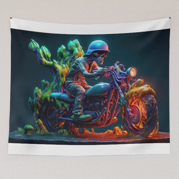Item preview, Mushroom Man On A Waxy Bike designed and sold by Diego Re.