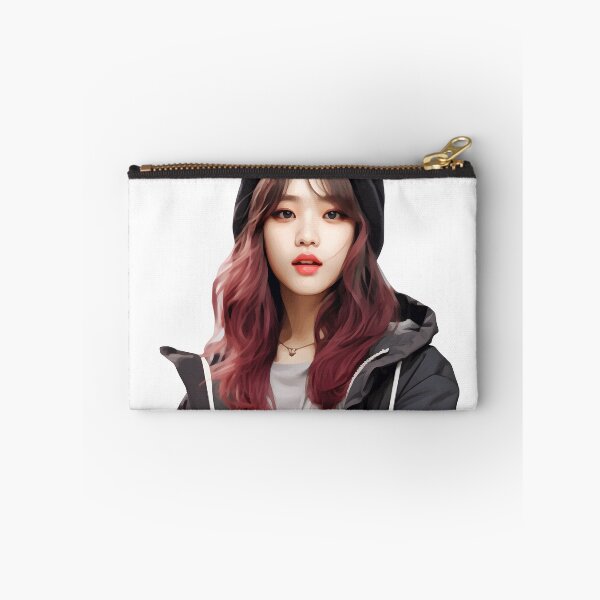 Item preview, Korean Girl with Violet Hair: Elegance and Mystery in a Captivating Design designed and sold by Neuronexia.