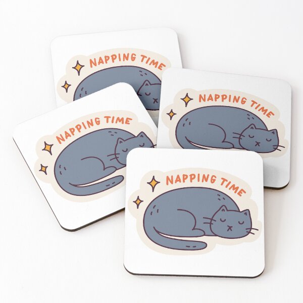 Item preview, cute cat napping time designed and sold by esycrazy.